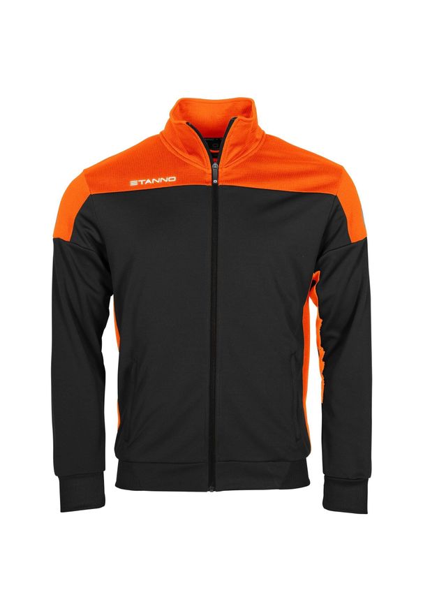 STANNO - Bluza dresowa zapinana na zamek błyskawiczny Stanno Pride. Kolor: czarny, pomarańczowy, wielokolorowy. Materiał: dresówka. Sport: fitness