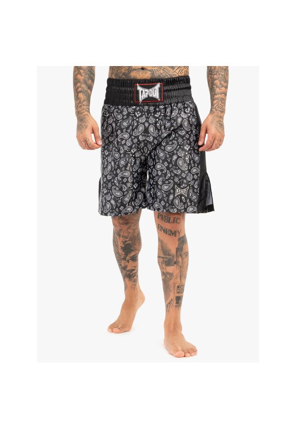TAPOUT - Szorty bokserskie Tapout Moreno. Kolor: wielokolorowy, biały, czarny