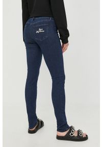 Love Moschino jeansy damskie medium waist. Kolor: niebieski #3