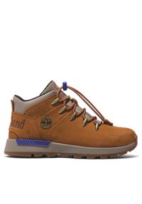 Timberland Trzewiki Sprint Trekker Mid TB0A66VGF131 Brązowy. Kolor: brązowy. Materiał: nubuk, skóra