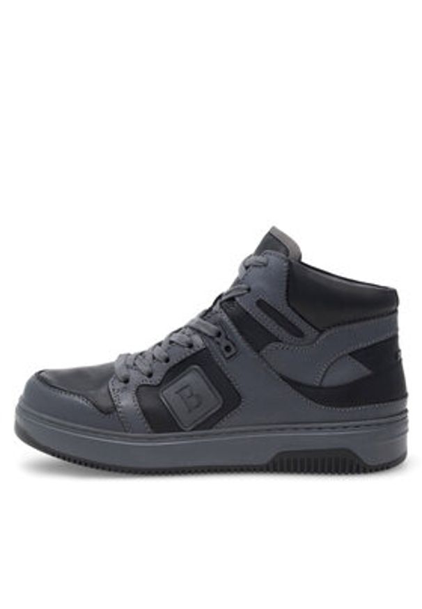 Badura Sneakersy BUXTON-22 MI08 Szary. Kolor: szary. Materiał: skóra