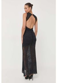 Guess sukienka kolor czarny maxi prosta. Okazja: na co dzień. Kolor: czarny. Długość rękawa: na ramiączkach. Typ sukienki: proste. Styl: casual. Długość: maxi #1