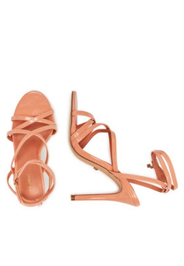 DeeZee Sandały RK0507-1 Pomarańczowy. Kolor: pomarańczowy. Materiał: skóra