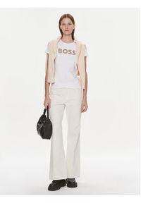 BOSS - Boss T-Shirt Eventsa4 50508498 Beżowy Regular Fit. Kolor: beżowy. Materiał: bawełna #5