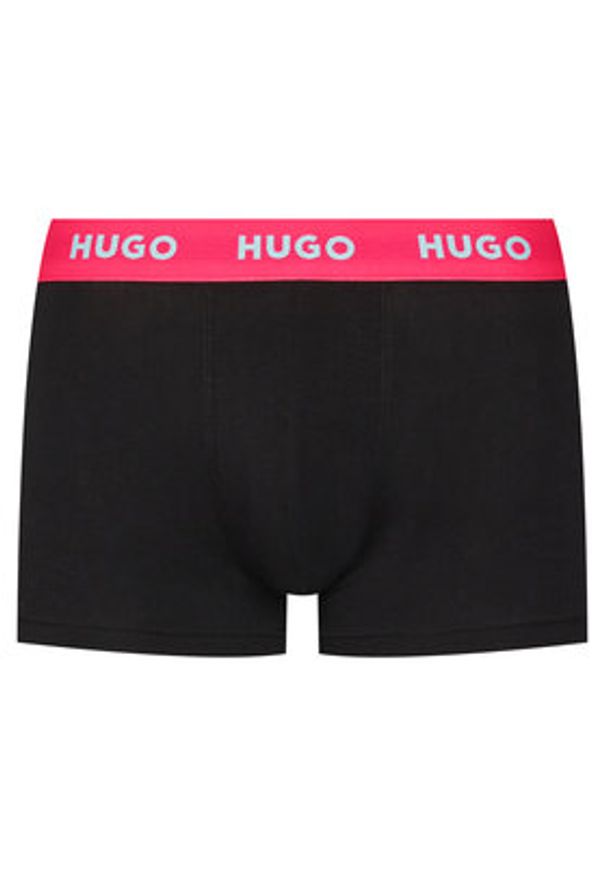 Hugo - HUGO Komplet 3 par bokserek 50532611 Czarny. Kolor: czarny. Materiał: bawełna