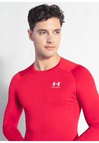 Under Armour - Longsleeve treningowy męski UNDER ARMOUR UA HG ARMOUR COMP LS. Kolor: czerwony. Materiał: tkanina, materiał. Długość rękawa: długi rękaw #2