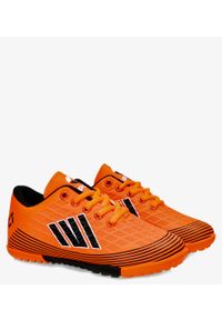 Casu - Pomarańczowe buty sportowe orliki sznurowane casu 21m1/m. Kolor: czarny, wielokolorowy, pomarańczowy