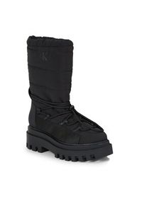 Calvin Klein Jeans Śniegowce Flatform Snow Boot Nylon Wn YW0YW01146 Czarny. Kolor: czarny. Materiał: nylon #4