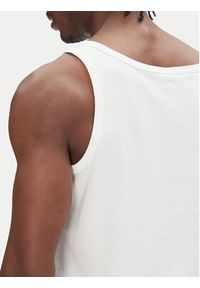 Tommy Jeans Tank top Entry Graphic DM0DM20790 Écru Slim Fit. Materiał: bawełna