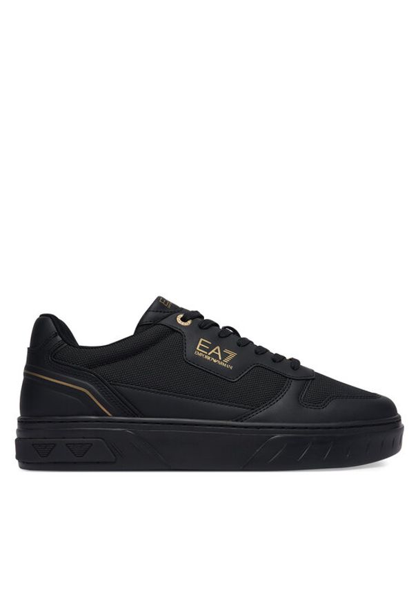 EA7 Emporio Armani Sneakersy 7X000786 AF26388 MZ177 Czarny. Kolor: czarny. Materiał: materiał