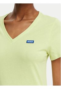 Hugo - HUGO T-Shirt Classic 50513667 Zielony jasny Slim Fit. Kolor: zielony. Materiał: bawełna #2