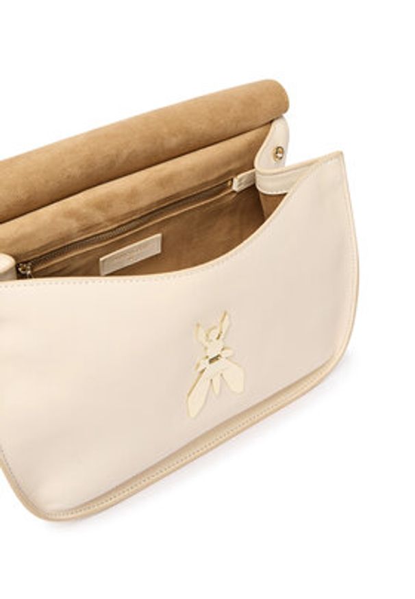 Patrizia Pepe Torebka 8B0312/L162-W405 Écru. Kolor: kremowy. Materiał: skórzane