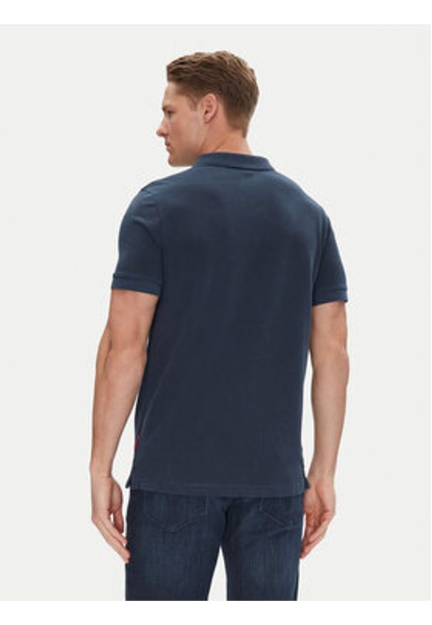 JOOP! Jeans Polo 15 JJJ-02Ambrosian 30045619 Granatowy Modern Fit. Typ kołnierza: polo. Kolor: niebieski. Materiał: bawełna