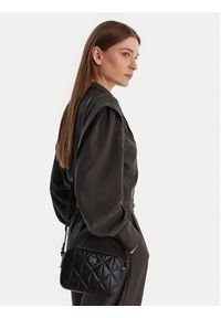 Calvin Klein Torebka Quilted Double Zip Camera Bag LV04F3328G Czarny. Kolor: czarny. Materiał: skórzane #3