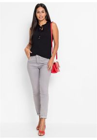 bonprix - Top z mieszanki wiskozy. Kolor: czarny. Materiał: wiskoza #2