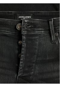Jack & Jones - Jack&Jones Szorty jeansowe Scale 12223991 Czarny Regular Fit. Kolor: czarny. Materiał: bawełna #4