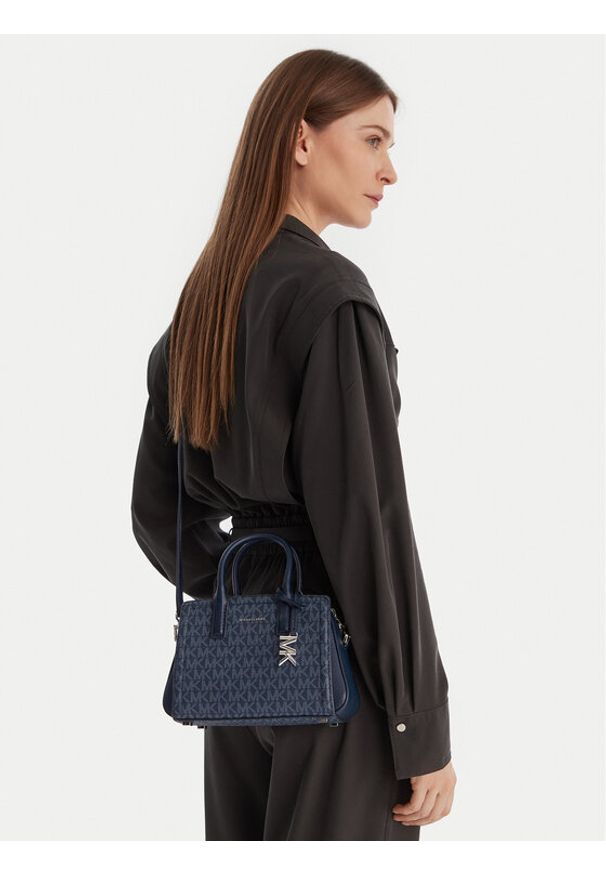 MICHAEL Michael Kors Torebka 32F5S9IC0V Granatowy. Kolor: niebieski. Materiał: skórzane