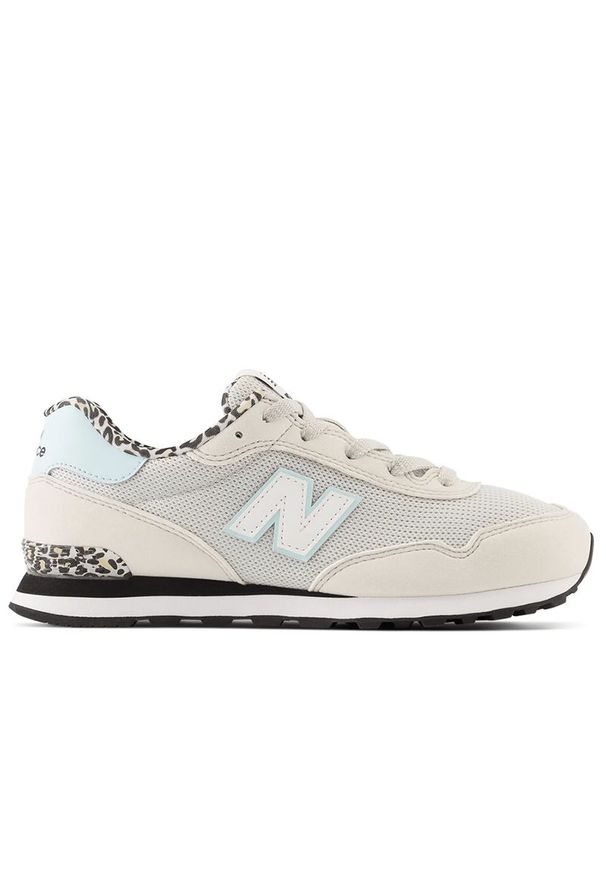 Buty New Balance GC515RH - beżowe. Okazja: na co dzień. Kolor: beżowy. Materiał: guma, materiał, syntetyk. Szerokość cholewki: normalna. Wzór: motyw zwierzęcy. Sport: turystyka piesza
