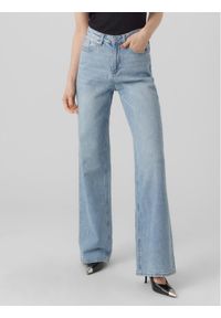 Vero Moda Jeansy Tessa 10283858 Niebieski Wide Leg. Kolor: niebieski