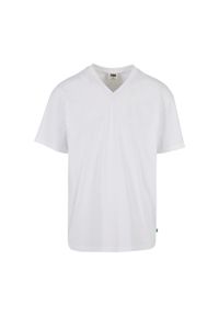 Organiczna oversized Koszulka Urban Classics. Typ kołnierza: dekolt w serek. Kolor: biały #1