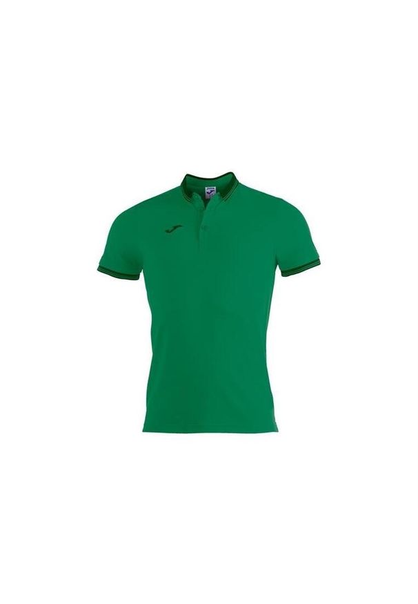 Koszulka polo do tenisa męska Joma Bali II. Typ kołnierza: polo. Kolor: zielony. Sport: tenis