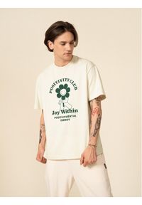outhorn - Outhorn T-Shirt OTHSS23TTSHM450 Écru Relaxed Fit. Materiał: bawełna #1