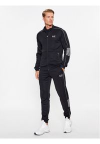 Dres EA7 Emporio Armani. Kolor: czarny. Materiał: syntetyk, dresówka #1