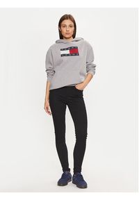 Tommy Jeans Bluza DW0DW19407 Szary Relaxed Fit. Kolor: szary. Materiał: bawełna