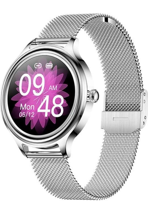 Smartwatch Kumi K3 Srebrny (KU-K3/SR). Rodzaj zegarka: smartwatch. Kolor: srebrny