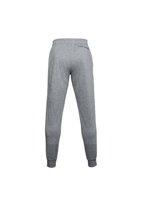 Under Armour - Spodnie Do Joggingu Męskie Polar Rival. Kolor: szary. Materiał: polar. Sport: bieganie