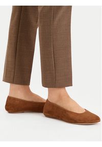 Weekend Max Mara Baleriny Todisuede 2525526074600 Brązowy. Kolor: brązowy. Materiał: zamsz, skóra #7