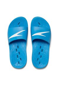Klapki basenowe męskie Speedo Slides. Kolor: niebieski, biały, wielokolorowy