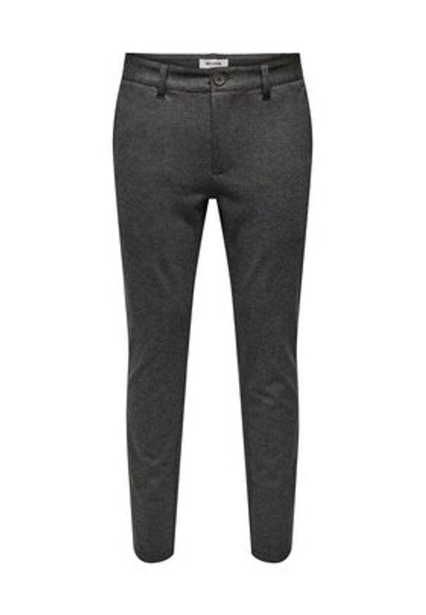 Only & Sons Chinosy 22022911 Szary Tapered Fit. Kolor: szary. Materiał: syntetyk