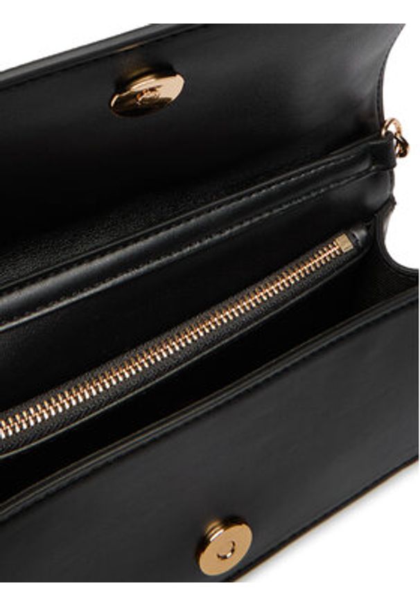 Love Moschino - LOVE MOSCHINO Torebka JC5640PP0NLC0000 Czarny. Kolor: czarny. Materiał: skórzane