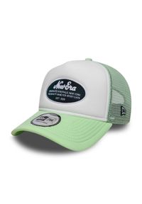 Czapka Trucker New Era Oval Foam Patch. Kolor: biały