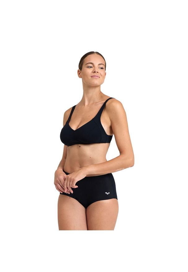 Strój kąpielowy damski dwuczęściowy sportowy na basen Arena Bodylift. Kolor: czarny