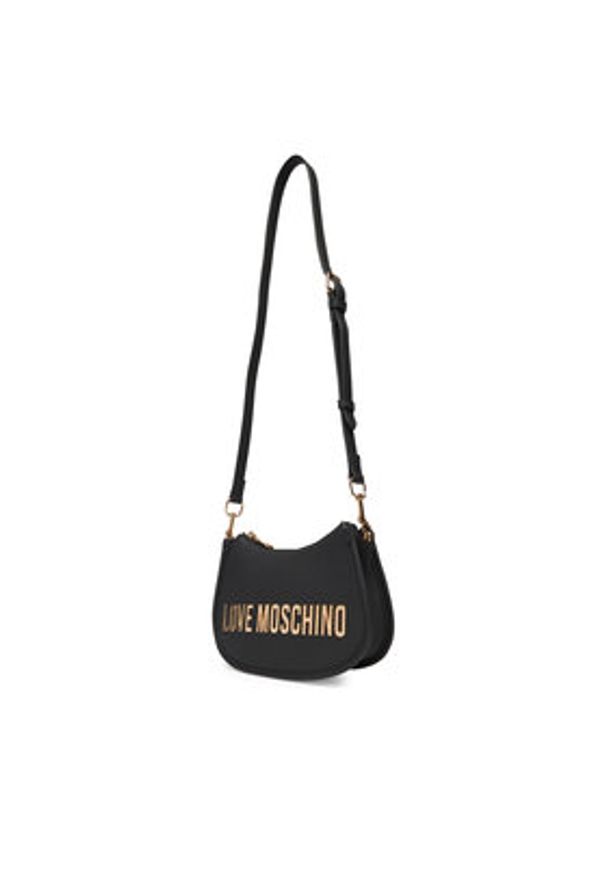 Love Moschino - LOVE MOSCHINO Torebka JC4027PP1NKD0000 Czarny. Kolor: czarny. Materiał: skórzane