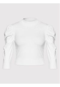 Glamorous Sweter AC3084 Biały Regular Fit. Kolor: biały. Materiał: wiskoza #5