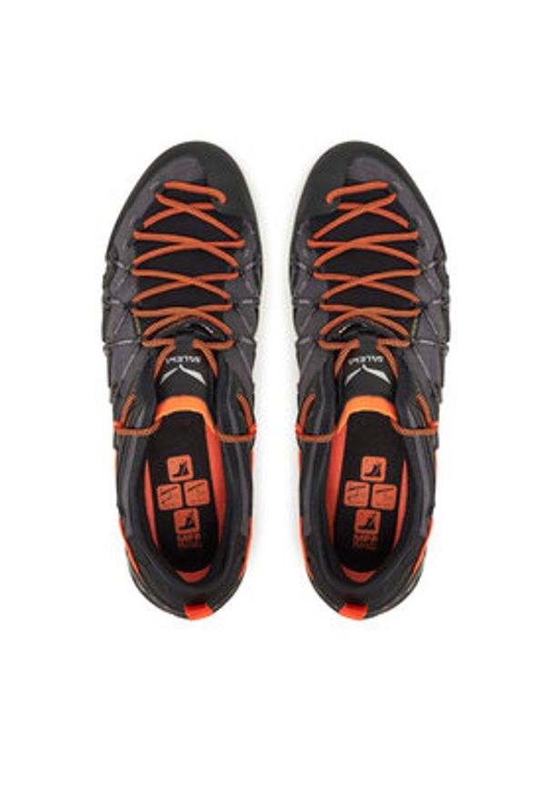 Salewa Trekkingi Wildfire Edge GTX 0000061375 Czarny. Kolor: czarny. Materiał: skóra, zamsz. Sport: turystyka piesza