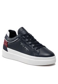 TOMMY HILFIGER - Sneakersy Tommy Hilfiger. Kolor: niebieski #1