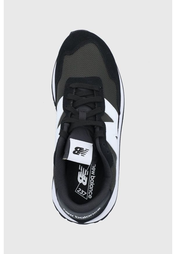 New Balance Buty MS237CC kolor czarny. Nosek buta: okrągły. Zapięcie: sznurówki. Kolor: czarny. Materiał: guma
