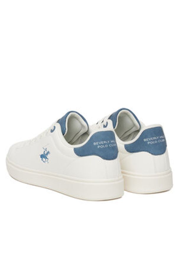 Beverly Hills Polo Club Sneakersy VSS25003W Biały. Kolor: biały. Materiał: skóra