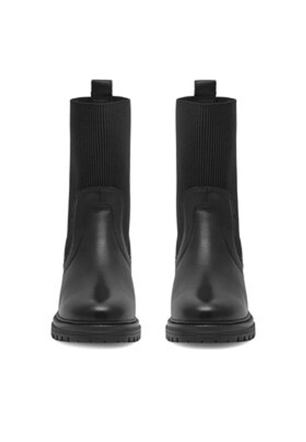 Sergio Bardi Botki EST-C1062-01SB Czarny. Kolor: czarny. Materiał: materiał