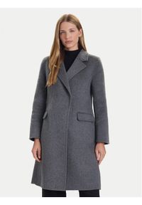 ViCOLO Płaszcz wełniany TF0073 Szary Regular Fit. Kolor: szary. Materiał: syntetyk