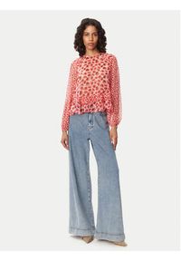 French Connection Bluzka Poppy 729G9 Czerwony Regular Fit. Kolor: czerwony. Materiał: syntetyk #5