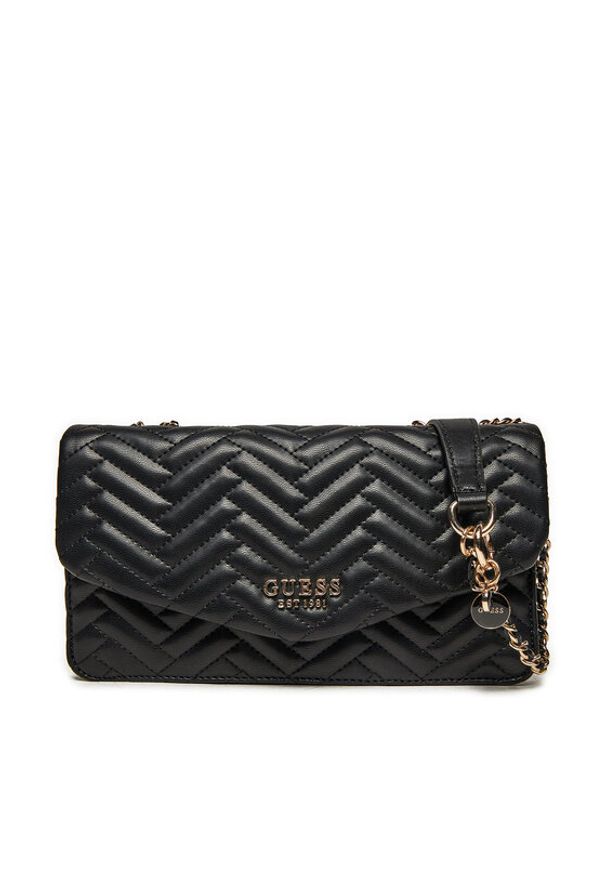 Guess Torebka HWQG95 08210 Czarny. Kolor: czarny. Materiał: skórzane