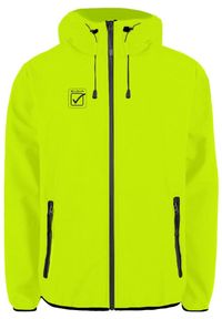 Givova - Fluo Żółta Unisex Softshell Kurtka - Funkcjonalność i Styl. Kolor: żółty. Materiał: softshell. Sport: turystyka piesza