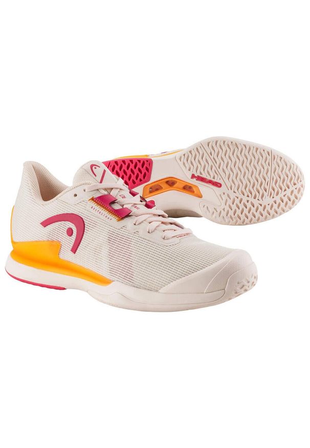 Buty tenisowe damskie Head Sprint Pro 3.5. Kolor: pomarańczowy, wielokolorowy, różowy. Sport: bieganie, tenis