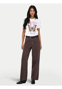 only - ONLY T-Shirt Lucy 15366031 Biały Loose Fit. Kolor: biały. Materiał: bawełna #6