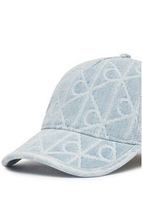 Calvin Klein Czapka z daszkiem Aop Jacquard Denim Bb Cap LV04F5069G Niebieski. Kolor: niebieski. Materiał: bawełna #2